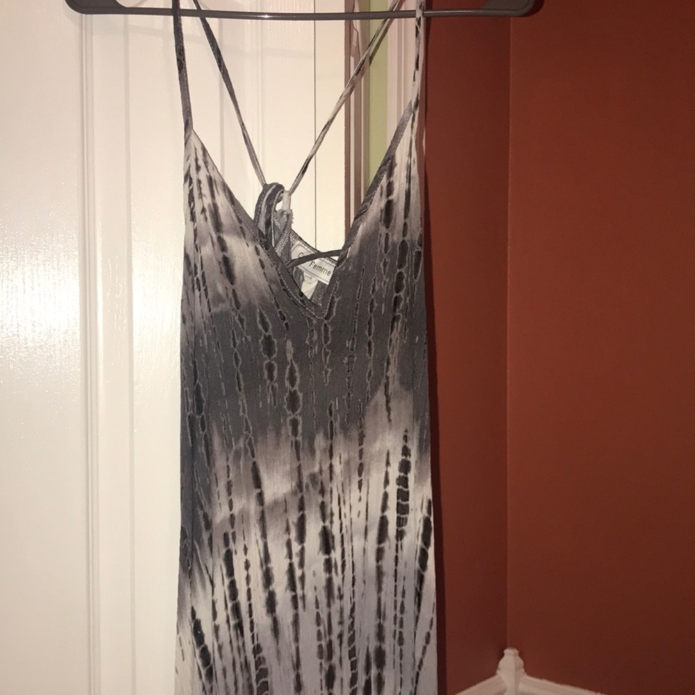 Tie dye maxi dress